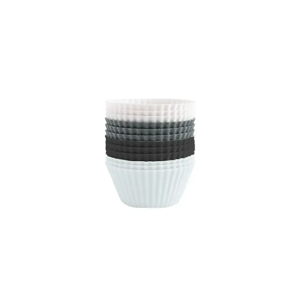 MOLDE PIROTINES MUFFINS SILICONA X12 E/ RED ( ZX-31 )