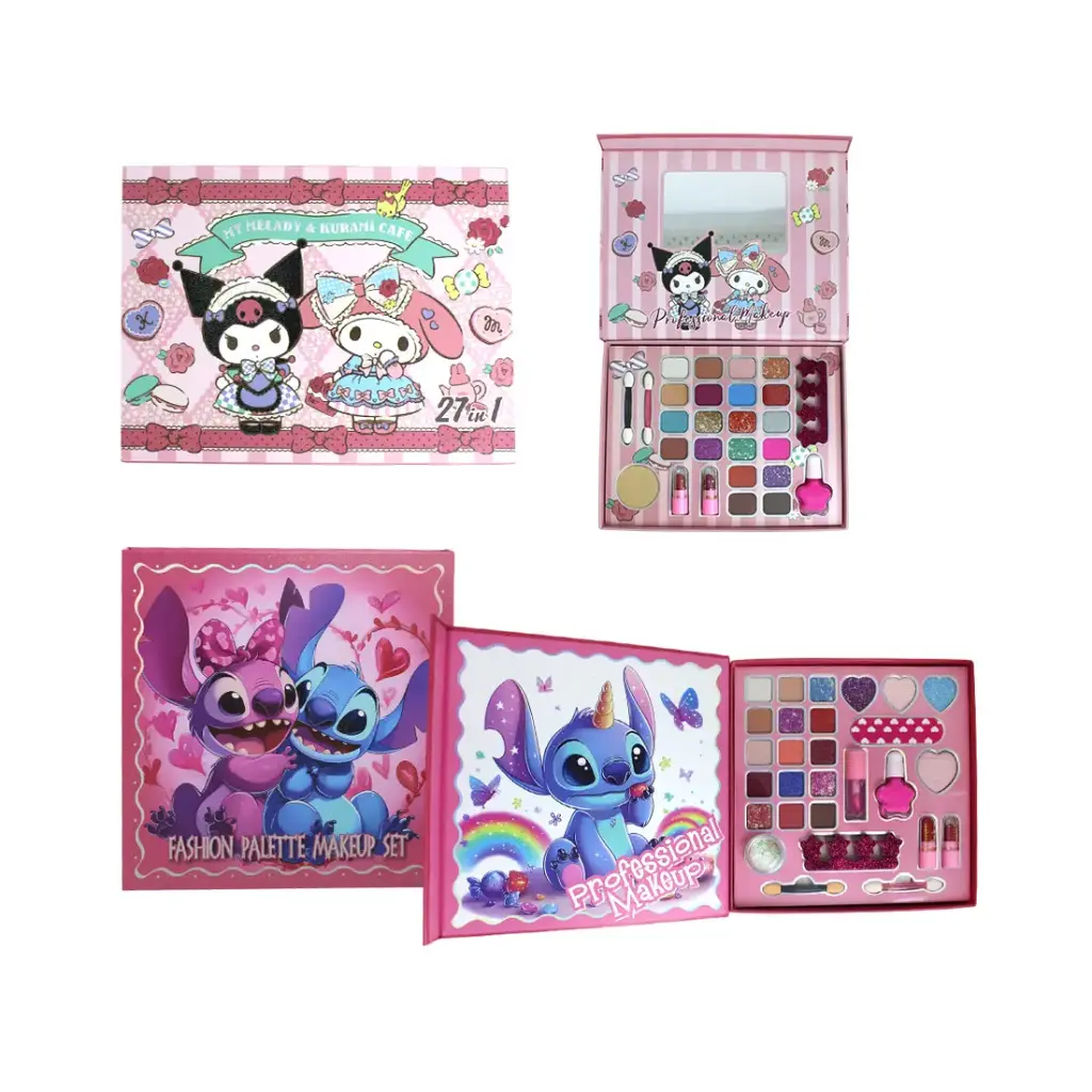 SET DE MAQUILLAJE PERSONAJES 17cm x 21cm