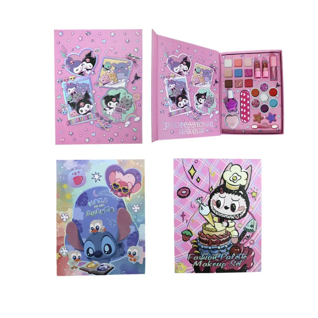SET DE MAQUILLAJE PERSONAJES 14 X 21CM ( C1512 )