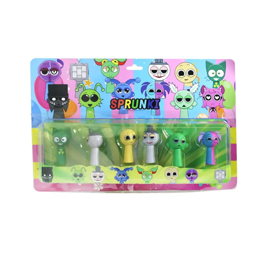 MUÑECO SPRUNKI x6 e/Bl