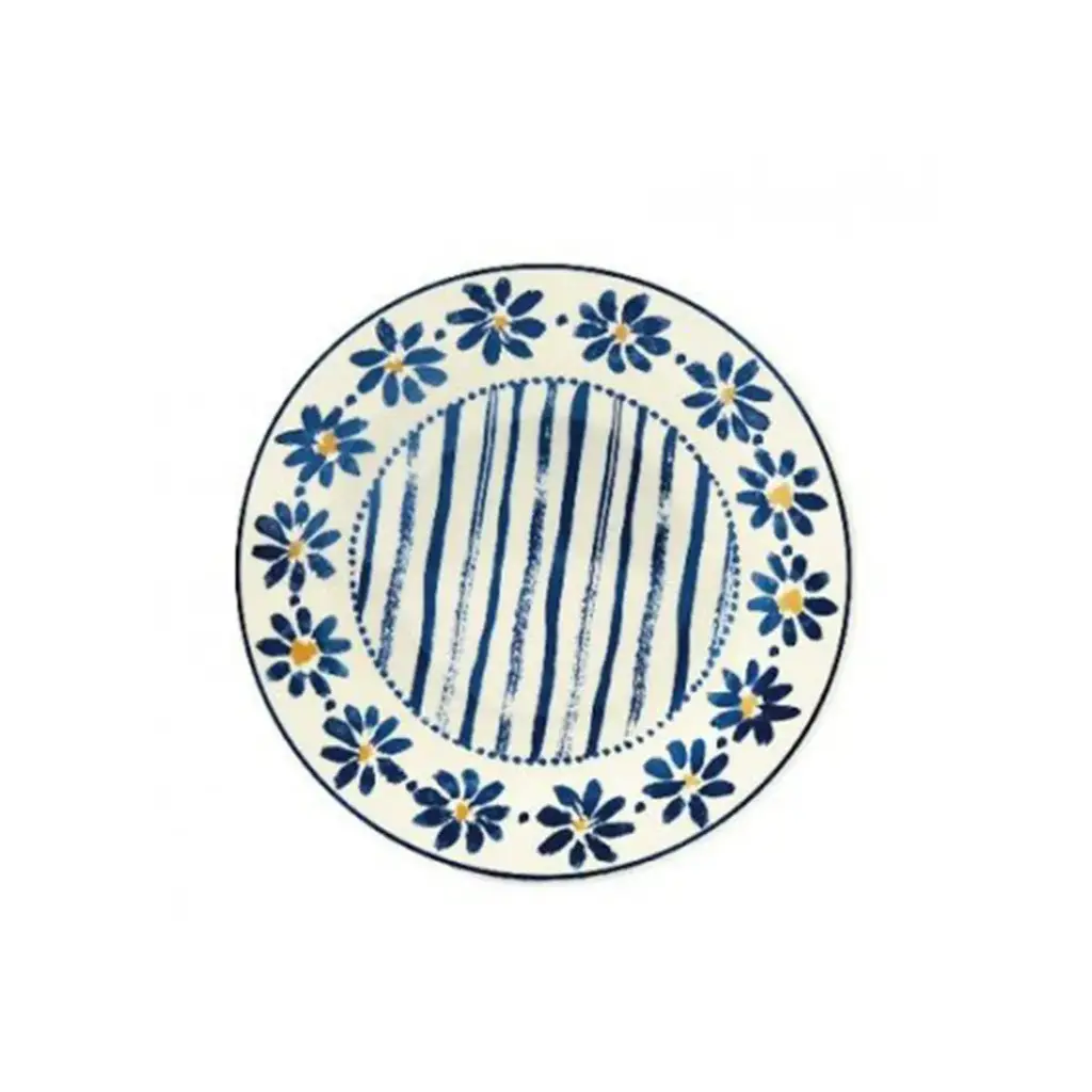 PLATO HONDO MARGARITAS 22cm