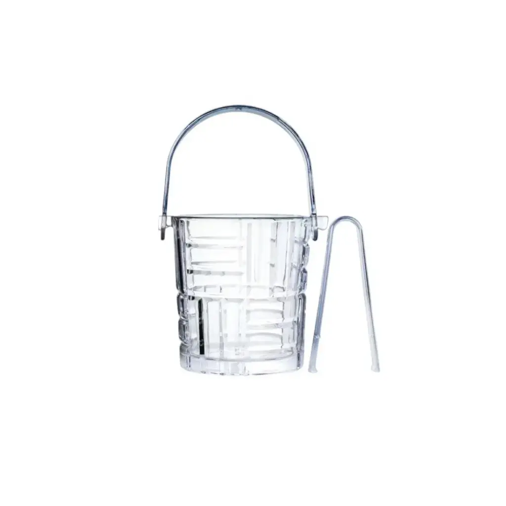 HIELERA VIDRIO C/ ASA Y PINZA DE ACRILICO 880ml ( C6357 )