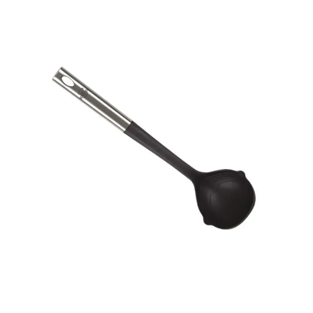 CUCHARON NYLON C/ MANGO ACERO INOXIDABLE e/Ct ( 5710 )
