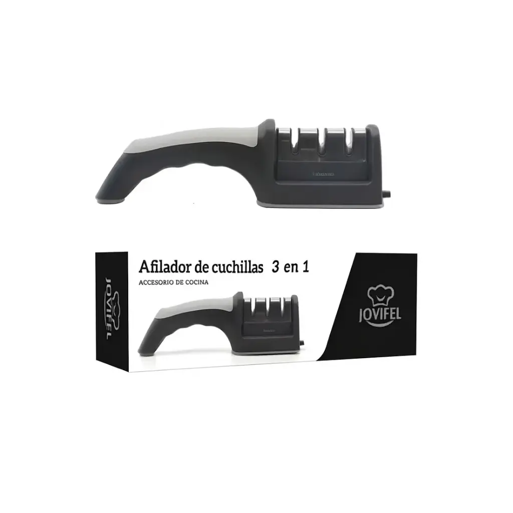 AFILADOR DE CUCHILLAS PREMIUM 3 EN 1 e/Cj ( 5216 )