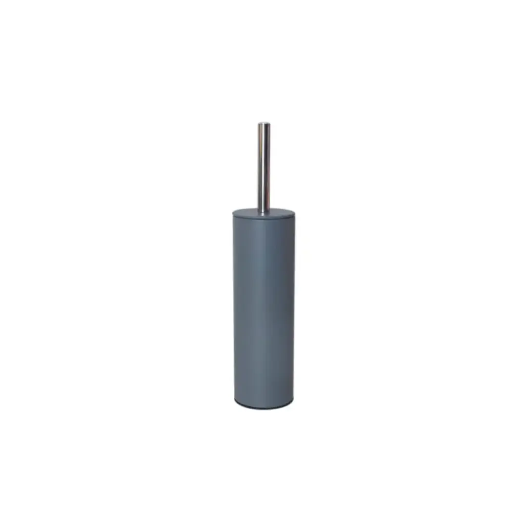 ESCOBILLA P/ BAÑO METAL GRIS ( 4164 )