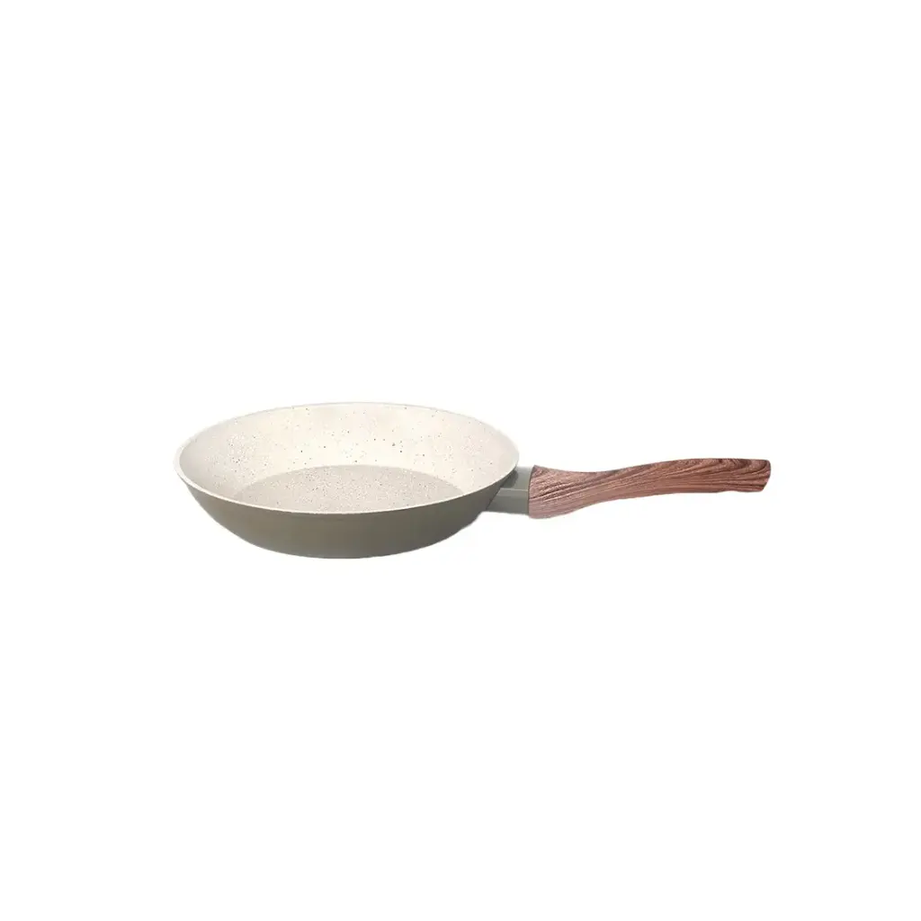 SARTEN ANTIADHERENTE FORJADO VERDE C/ MANGO MADERA 22cm