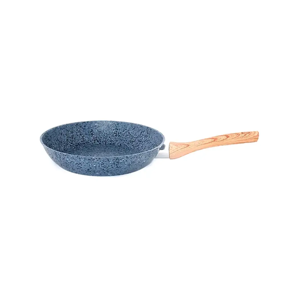 SARTEN ANTIADHERENTE FORJADO GRANITO C/ MANGO MADERA 26CM ( HC-FAK0126-G )