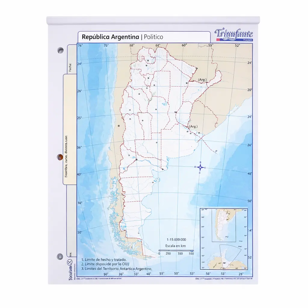 &MAPA N°3 TRIUNFANTE ARGENTINA POLITICO