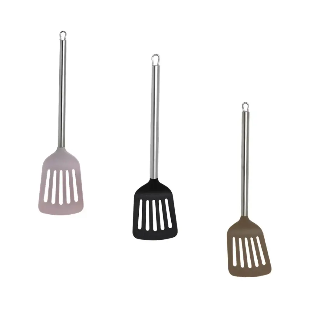 ESPATULA NYLON C/ MANGO DE ACERO 33cm ( 303572 )