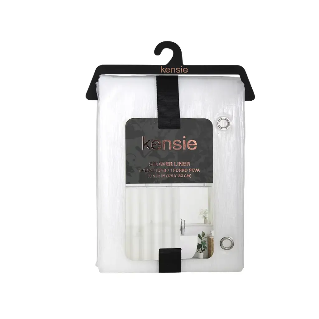 CORTINA DE BAÑO KENSIE PREMIUM 178 x 183cm e/Ct