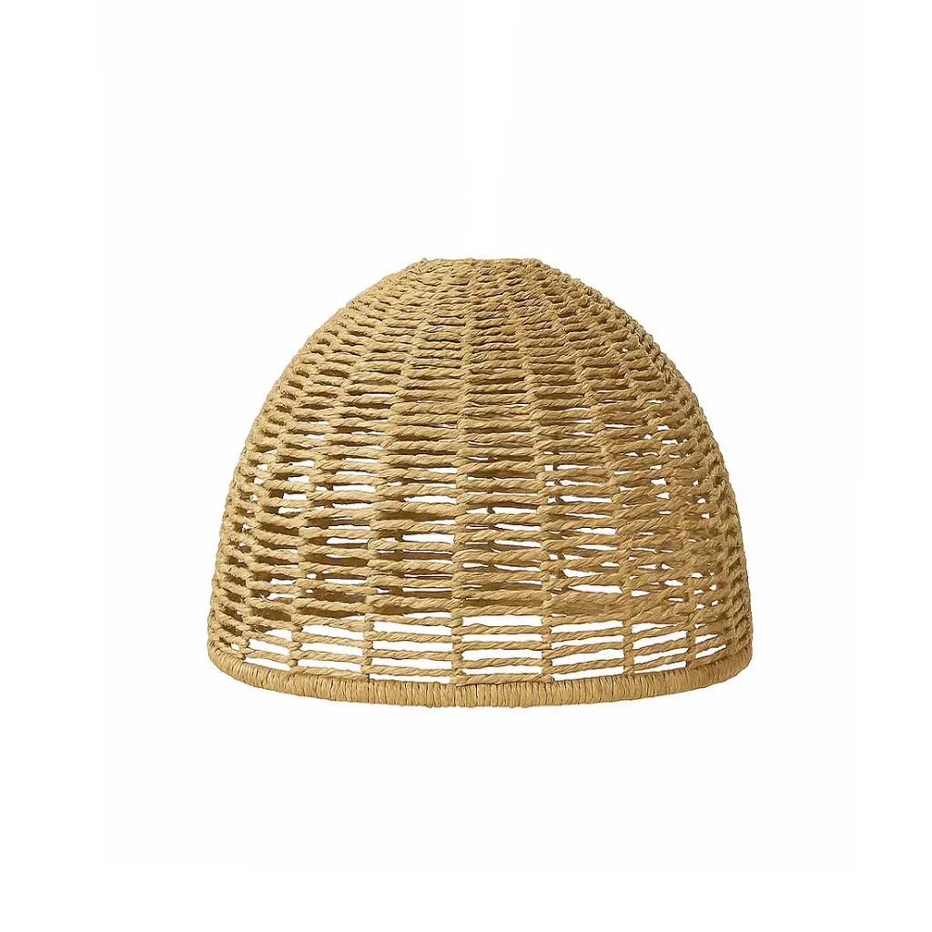 LAMPARA COLGANTE HIERRO MIMBRE 44.5x28.5cm ( NS414810 )