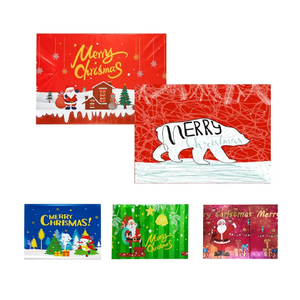 MANTEL NAVIDEÑO DESCARTABLE 1.37 x 1.83mts e/Bo