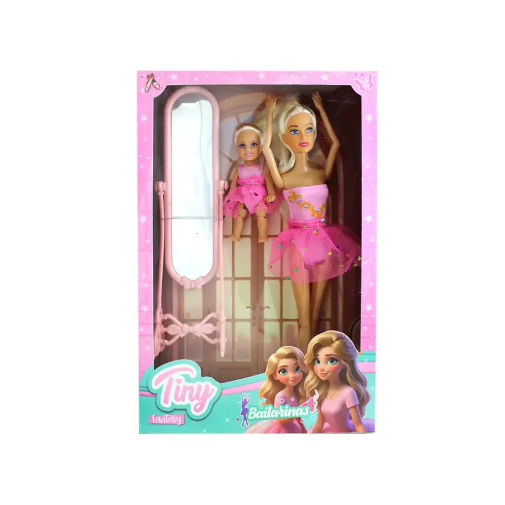 MUÑECA TINY BAILARINA DE BALLET E/ CJ ( 55857 )