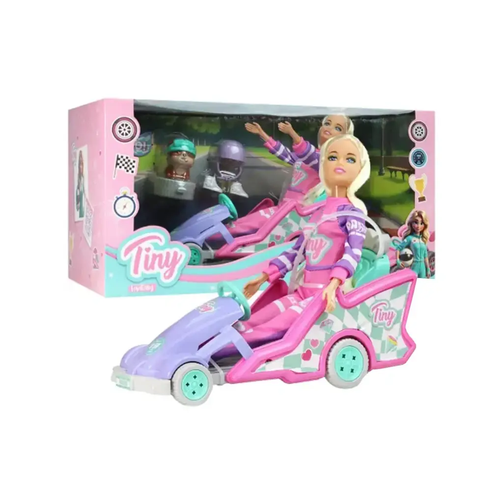 MUÑECA TINY PILOTO DE CARRERAS e/Cj ( 56661 )