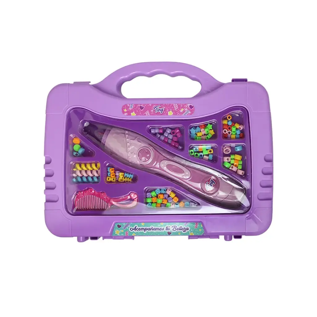 VALIJITA DE BIJOUTERIE C/ TRENZADOR P/ PELO TINY ( 56776 )