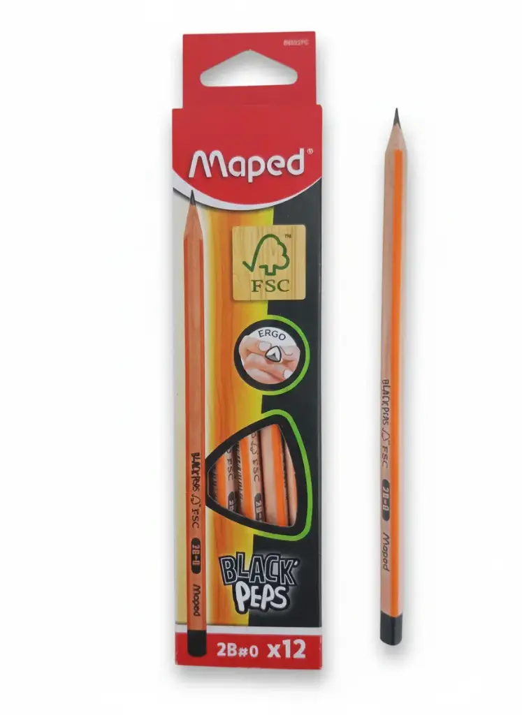 LAPIZ GRAFITO MAPED TRIANGULAR 2B