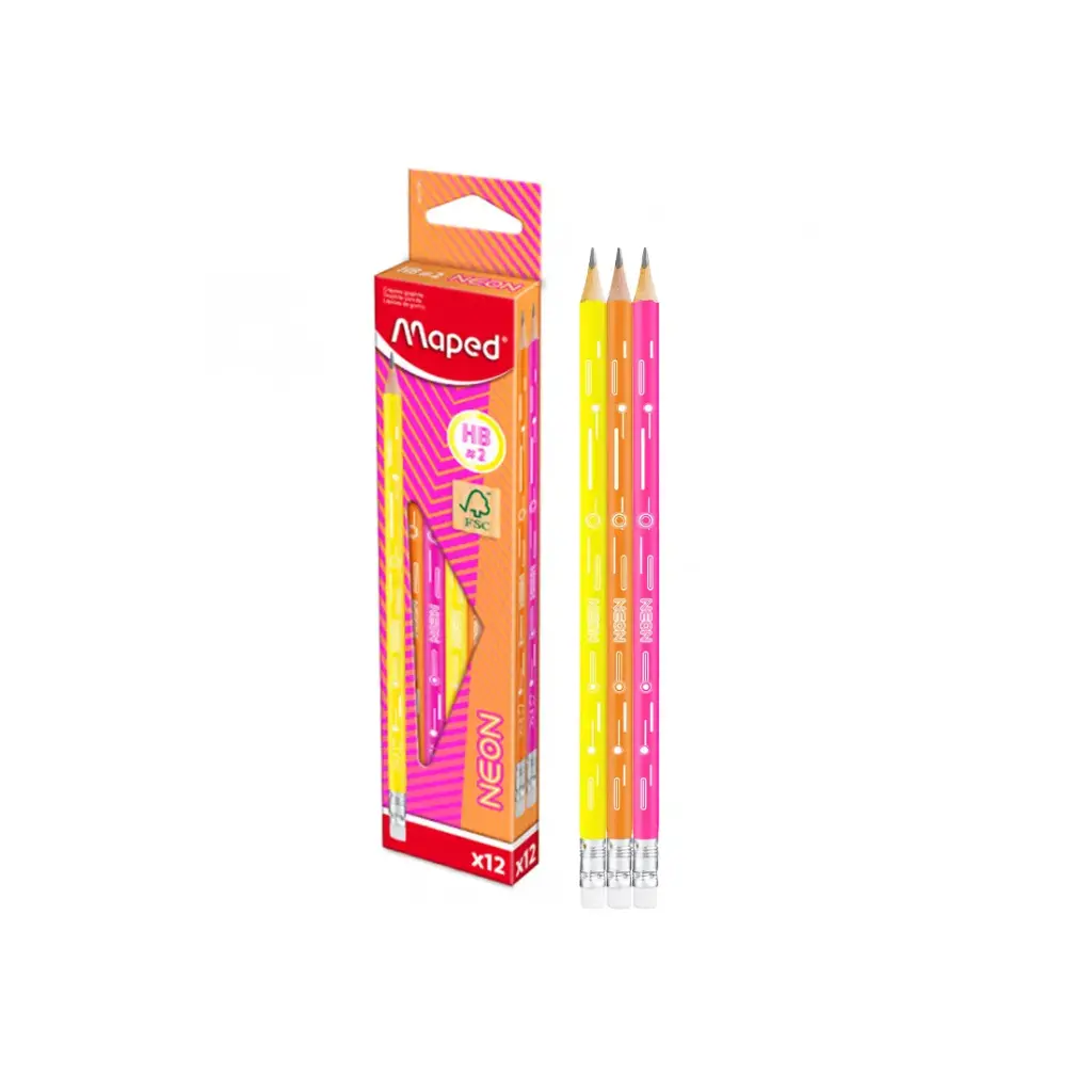 LAPIZ GRAFITO MAPED NEON HB2 ( 853717FC )