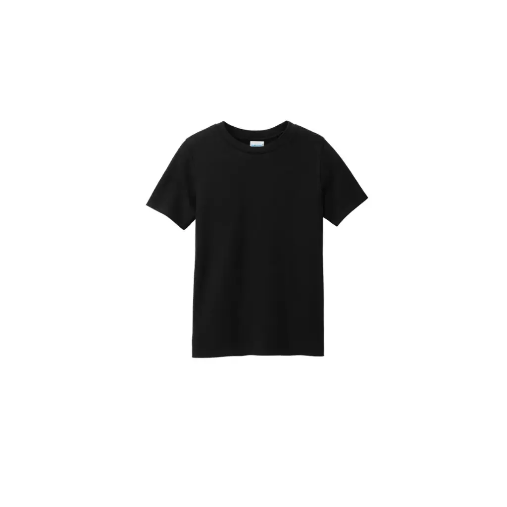 REMERA NEGRA ALGODON POLIESTER NIÑO ( 6 / 8 / 10 / 12 / 14 / 16 )