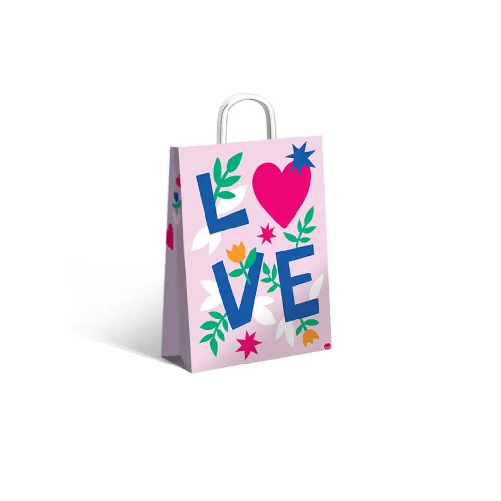BOLSA P/ REGALO LETY LOVE 22cm x 10cm x 30cm