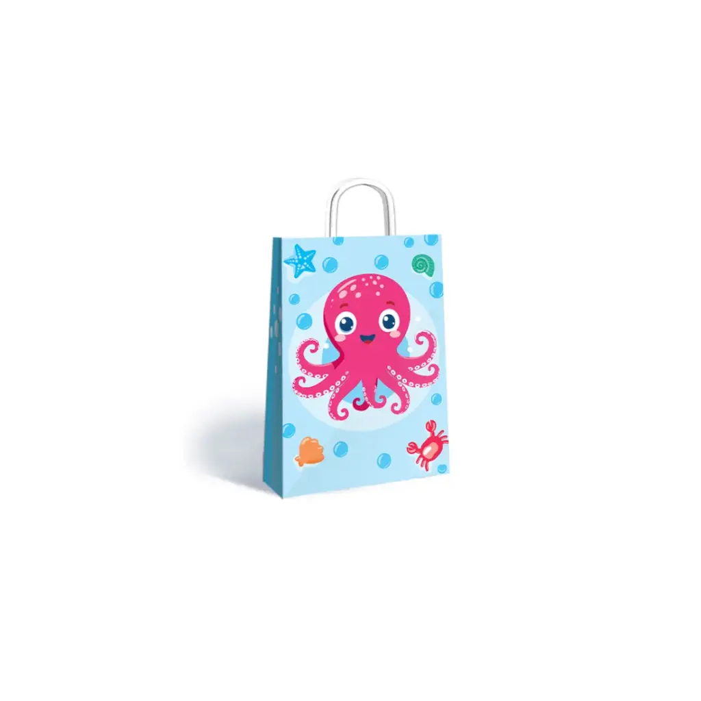 BOLSA P/ REGALO OCTY 14cm x 8cm x 20cm