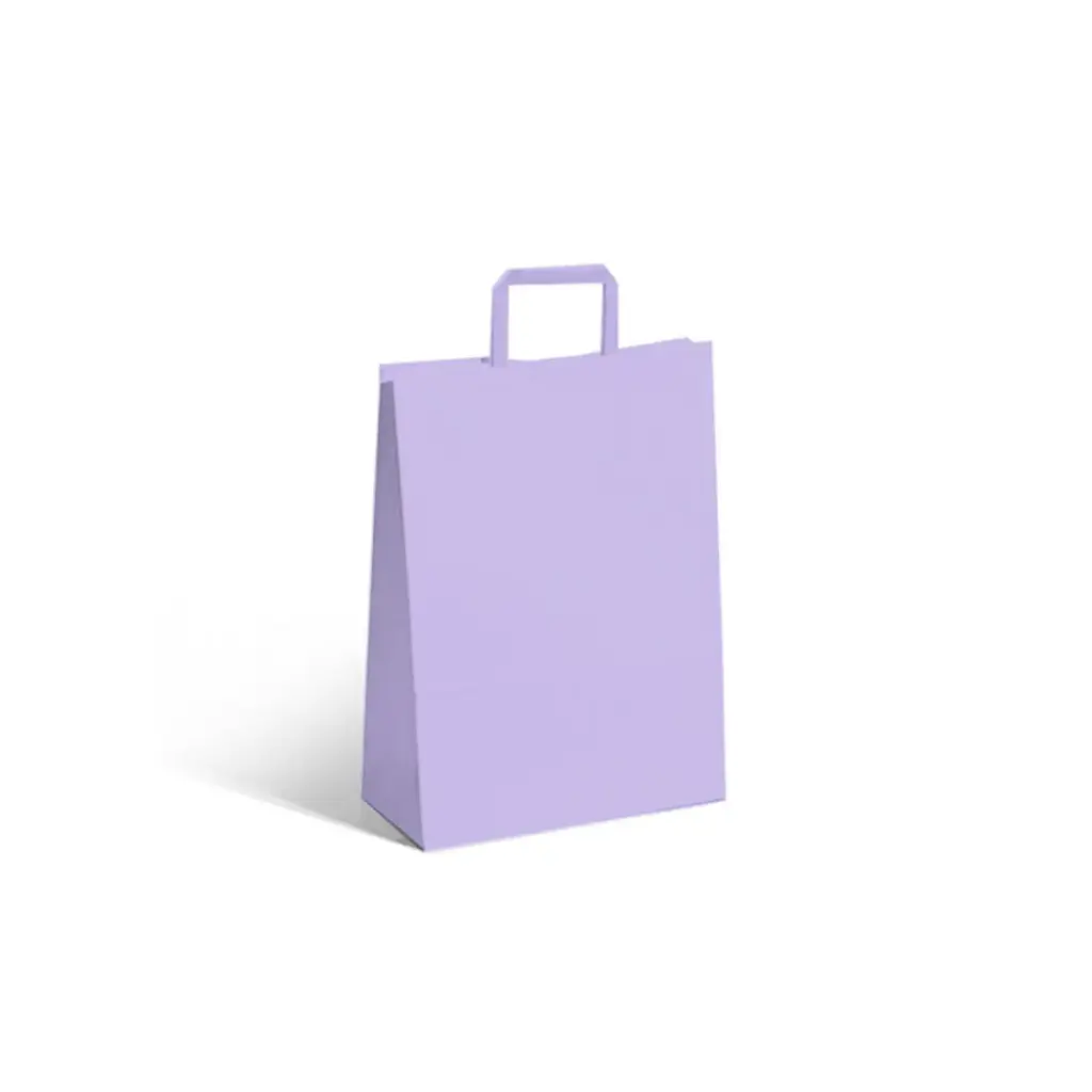 BOLSA P/ REGALO LILA PASTEL 22 x 10 x 30cm