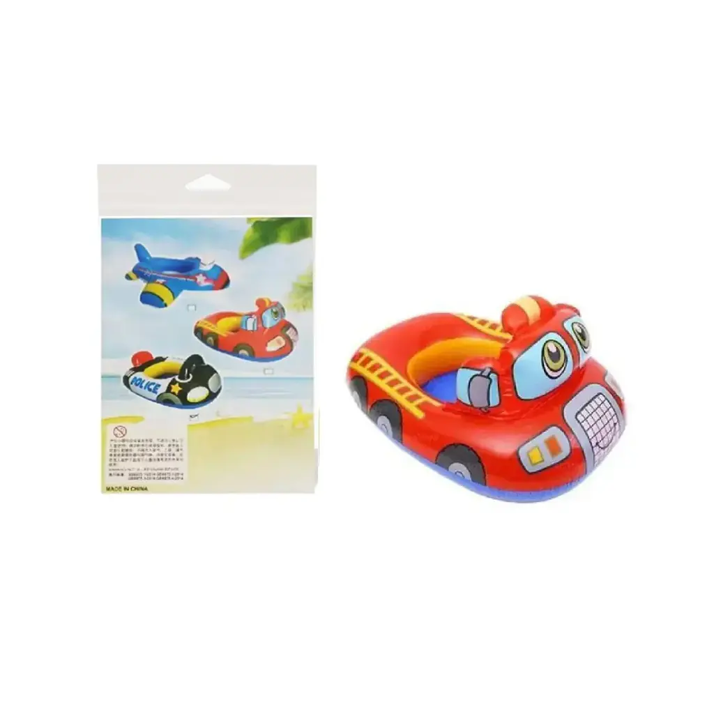 INFLABLE CAMION BOMBERO C/ PASA PIES 70 X 50CM E/ BO ( NS370676 )