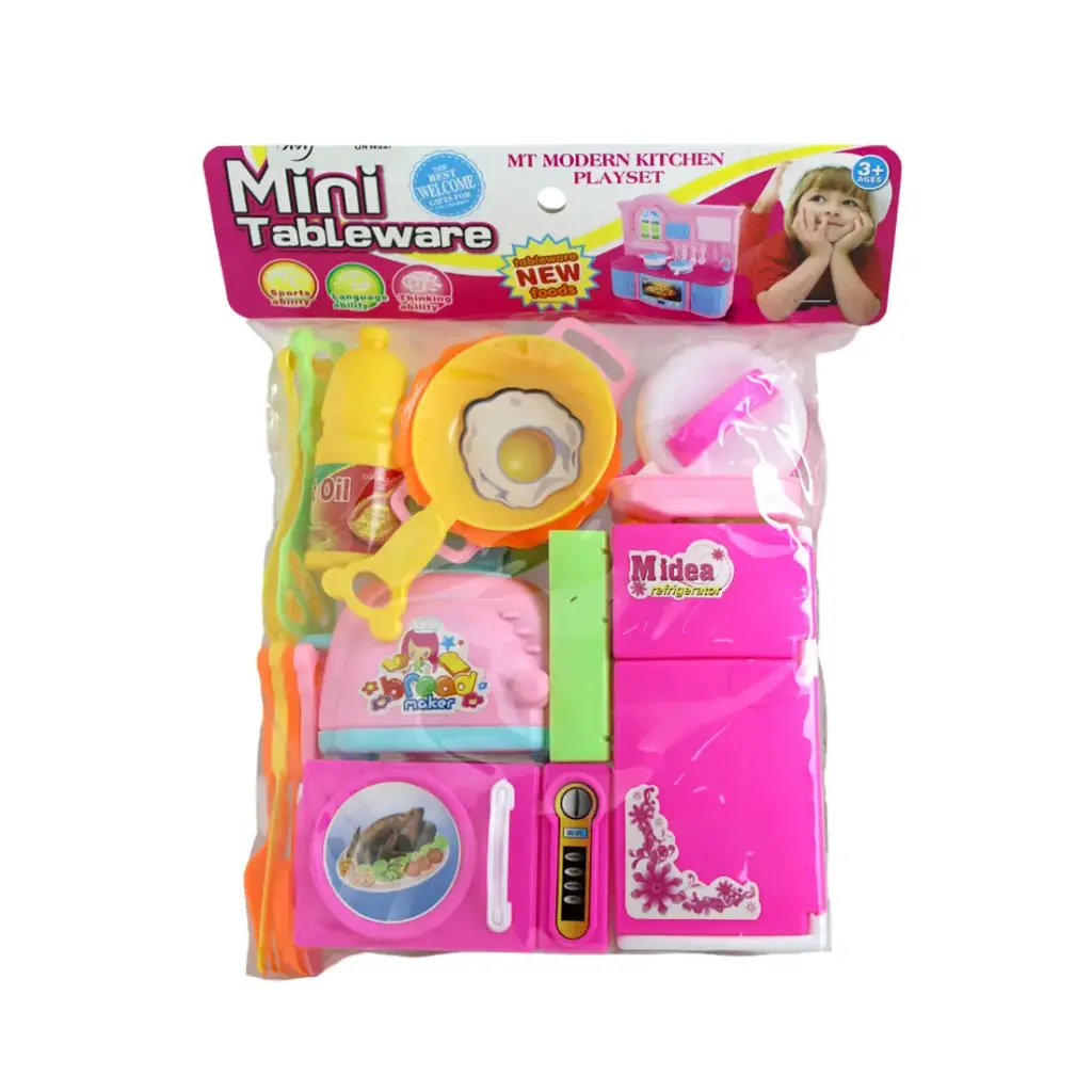 SET DE COCINA HELADERA 32 X 28 X 5CM E/ BL ( SD18231 )
