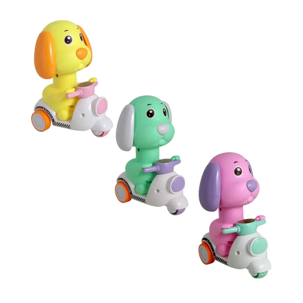 PERRITO C/ MOTO 11 x 10cm e/Cj ( SD8353Z1 )