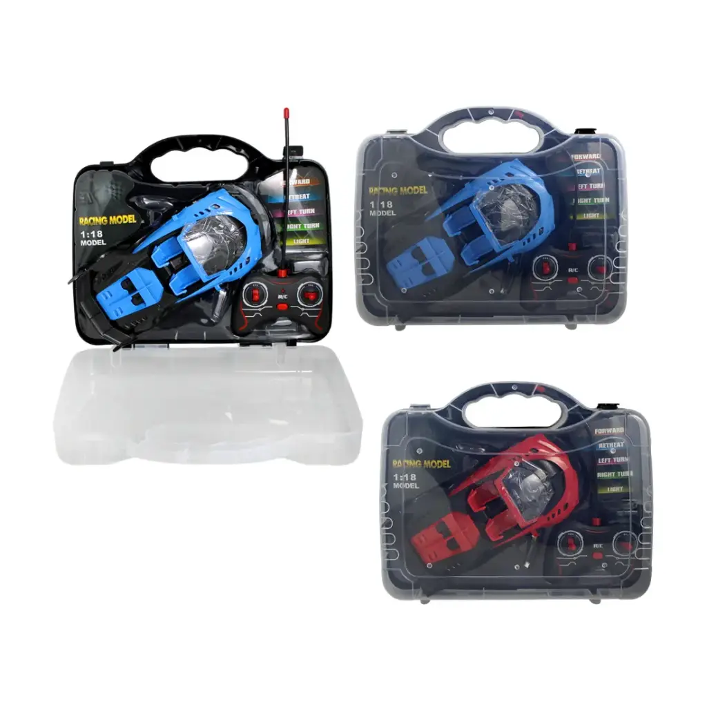 AUTO A RADIO CONTROL DEPORTIVO 22 x 10cm e/ MALETIN ( SD24327 )