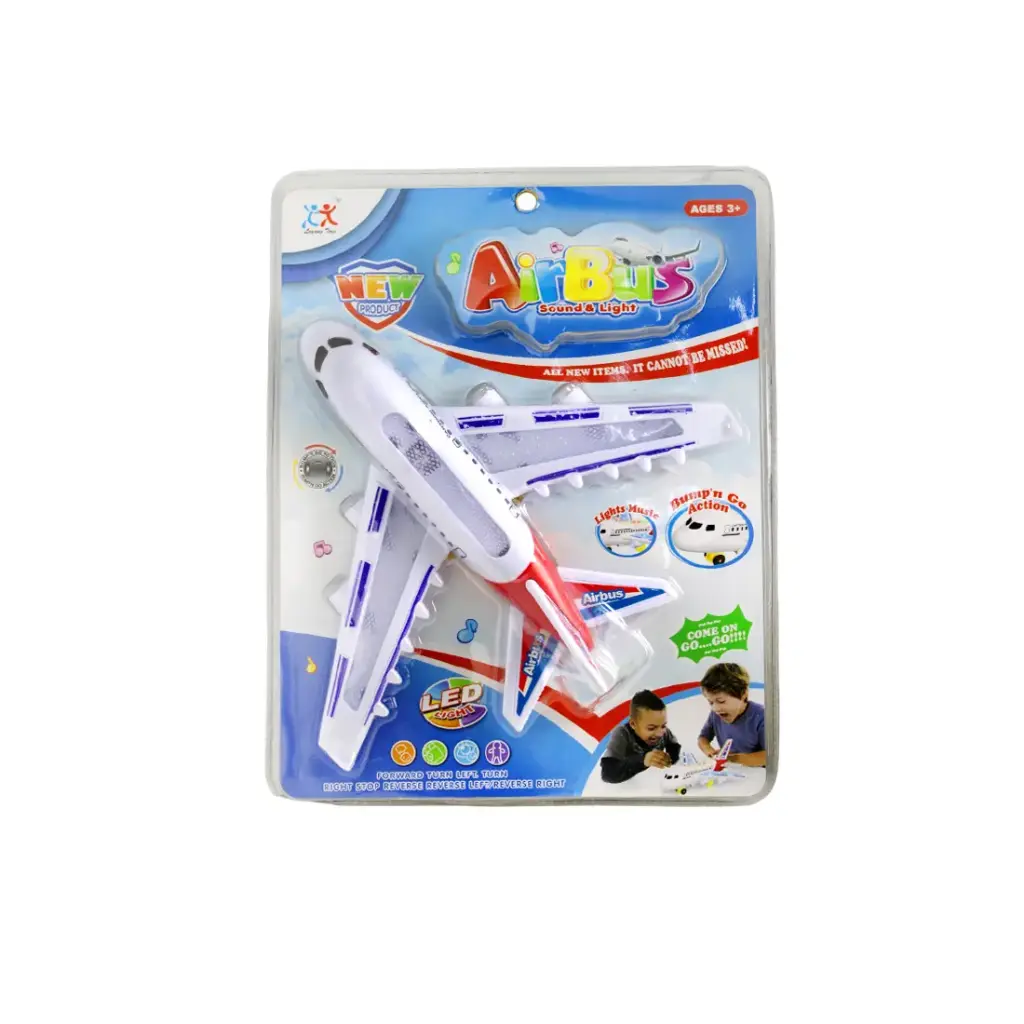 AVION DE PASAJEROS C/LUZ Y SONIDO e/Bl ( SD25585Z1 ) 