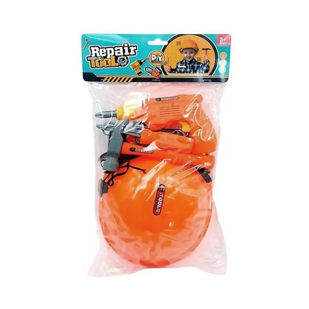 SET DE HERRAMIENTAS C/ CASCO Y ACCESORIOS x12 38x23cm e/Bo ( SD4294TR1 )