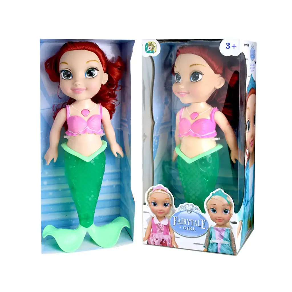 MUÑECA SIRENA C/ LUZ Y SONIDO 35CM E/ CJ ( SD23328Z2 / L-91-20-Z1 )