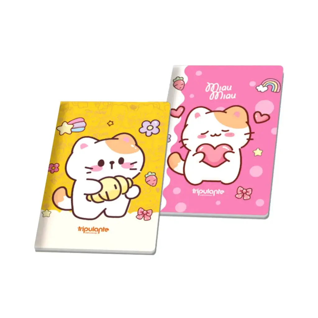 CUADERNO MIAU MIAU T/ BLANDA RAYA 16 x 21 ( 02CUAD0006 ) 