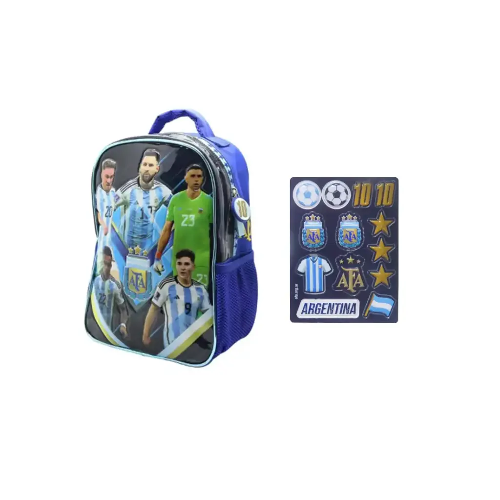 MOCHILA SELECCION ARGENTINA 1 CIERRE 30cm ( AF003 )