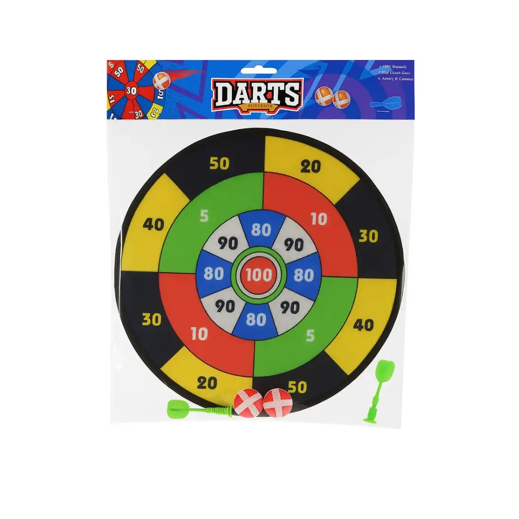 TIRO AL BLANCO VELCRO DARDO C/ PELOTA e/Bo ( 661-4 )