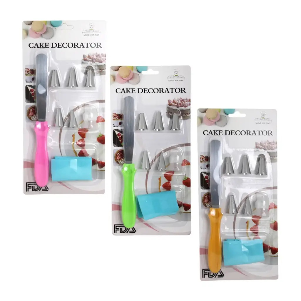 MANGA P/ REPOSTERIA C/ PICOS Y ESPATULA e/Bl ( 18670 )