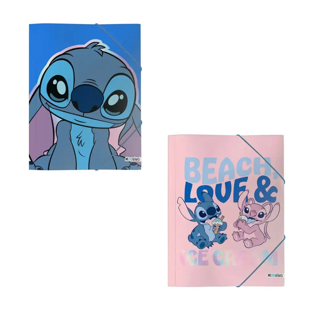 CARPETA MOOVING OFICIO 3 SOLAPAS STITCH ( 1005244 )