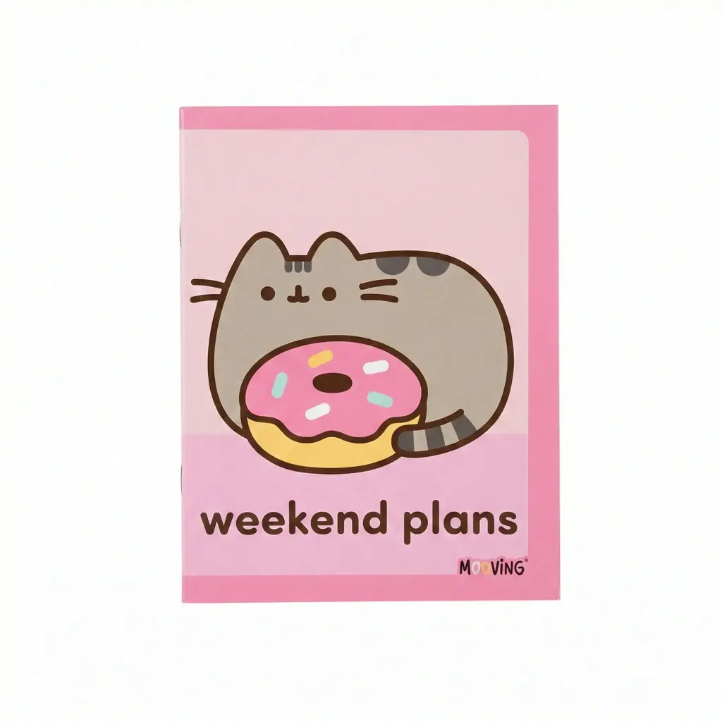 CUADERNO MOOVING T/ FLEXIBLE PUSHEEN 16x21CM x 48HJS ( 1202207 )