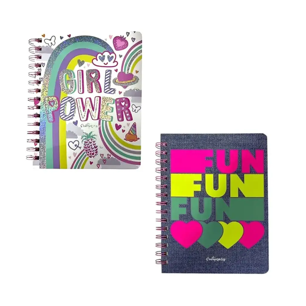 CUADERNO MOOVING ESPIRAL T/ DURA QUITAPESARES 16 x 21cm x 80hjs ( 1205203 ) 