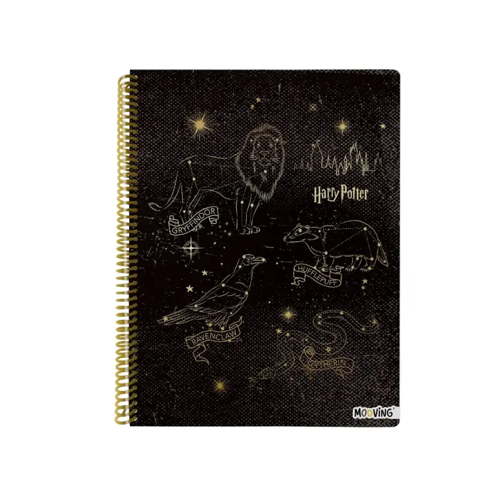 CUADERNO MOOVING UNIVERSITARIO HARRY POTTER  RAYADO ( 1208222 ) 