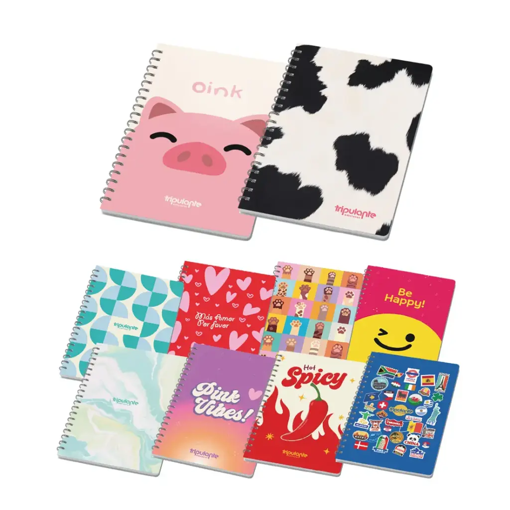 CUADERNO TRIPULANTE DISEÑO 16X21CM T/DURA X80 RAYADO ( 02PAPE0000 ) 