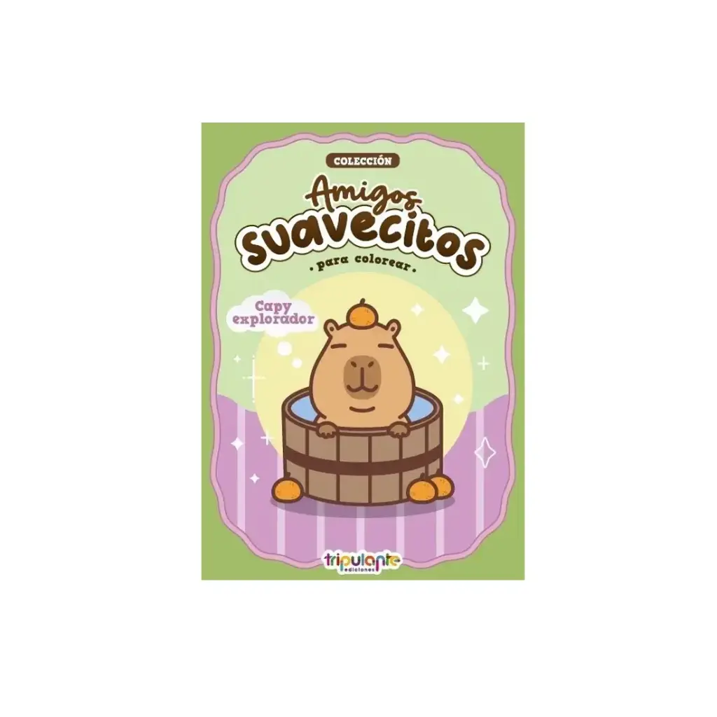 LIBRO P/ COLOREAR COLECCION AMIGOS SUAVECITOS CAPY EXPLORADOR ( 8981-84-0 )
