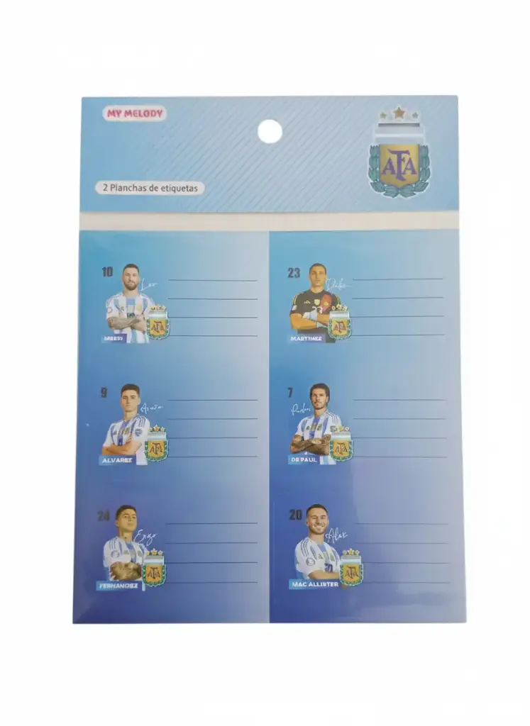 ETIQUETAS MOOVING AFA x 8 ( 1301229 )