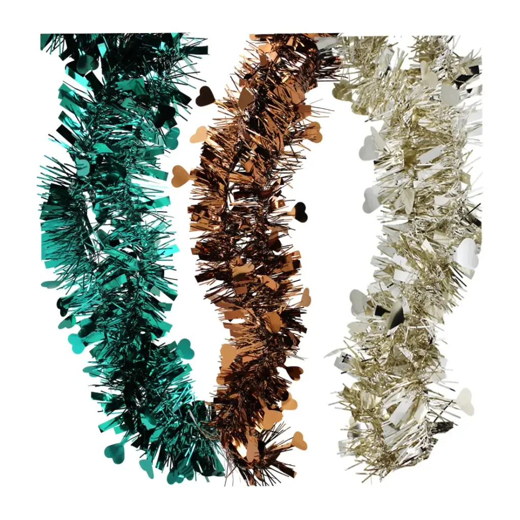 LAMETA METALIZADA COLOR CORAZONES 1.8m e/Ct ( 303695 )