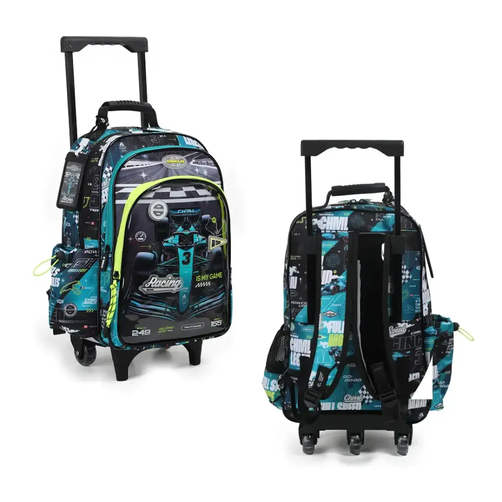 MOCHILA CARRITO FORMULA UNO 3 CIERRES 45cm ( BT326 ) 