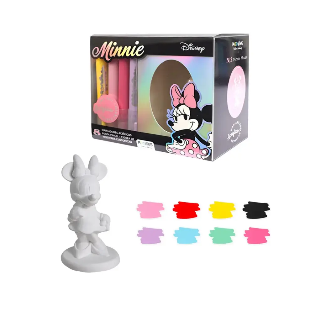 SET COLECCIONABLE POP ART MINNIE MOUSE ( 3112102 )