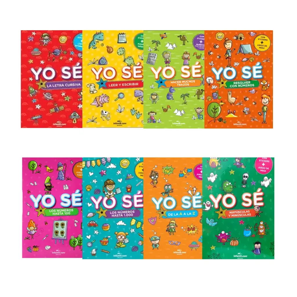 LIBRO INFANTIL COLECCION YO SE C/ STICKERS