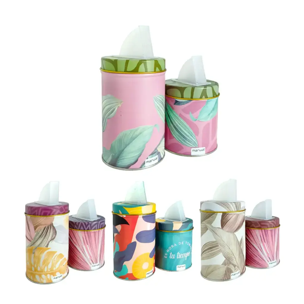 &SET MATERO LATA ESTAMPADA C/ VERTEDOR X2 ( 40907 )