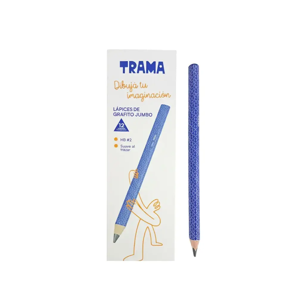 LAPIZ NEGRO TRAMA JUMBO HB