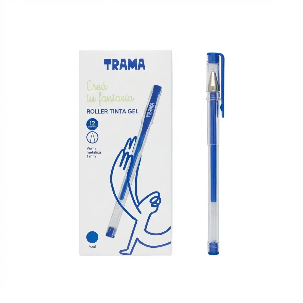 LAPICERA TRAMA ROLLER BALL GEL AZUL ( 52512 )